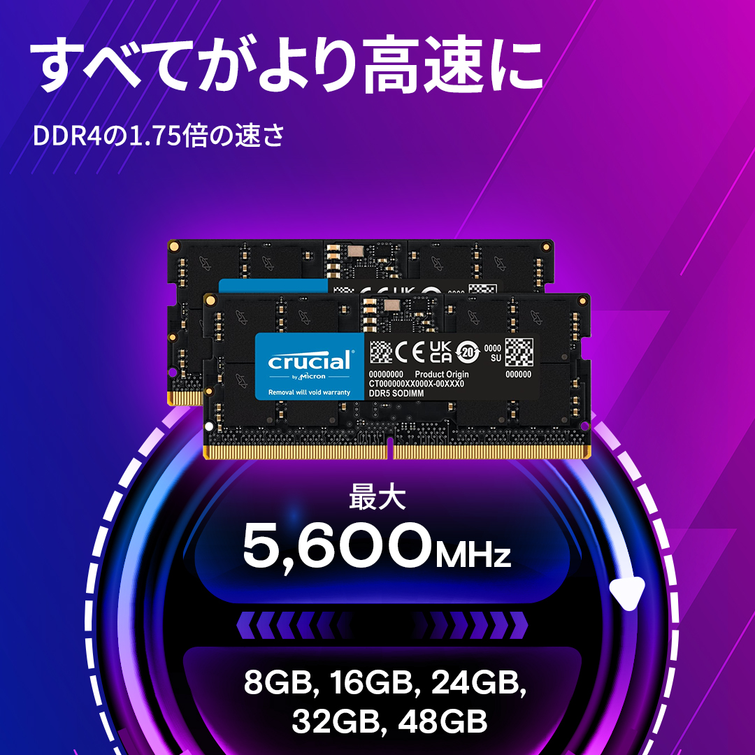 Crucial DDR5 - Not just faster. Better.